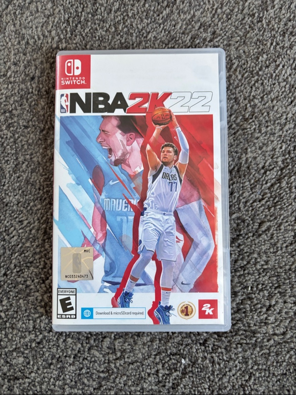 Nintendo NBA 2K22 Video Game - Red/Blue Artwork
